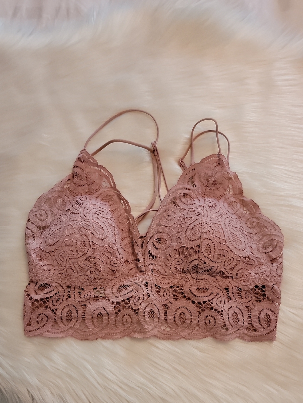 Victoria Secret Women's Bralette Medium Pink  Bra Top